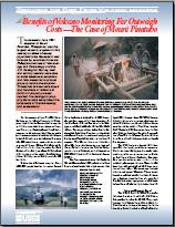 BENEFITS OF VOLCANO MONITORING FAR