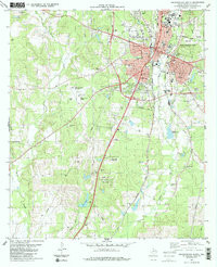 NACOGDOCHES SOUTH, TX HISTORICAL MAP GEO