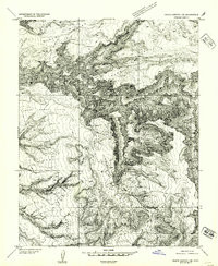 BLACK STEER CANYON, UT HISTORICAL MAP GE