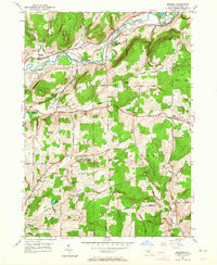 BRISBEN, NY HISTORICAL MAP GEOPDF 7.5X7.