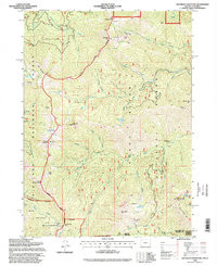 GRAYBACK MOUNTAIN, OR-CA HISTORICAL MAP