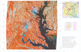 UPPER CHESAPEAKE BAY SAT IMAGE-GRIDDED