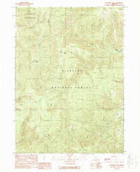 BUCKSKIN PEAK, OR HISTORICAL MAP GEOPDF