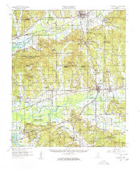 PITTSBORO, MS HISTORICAL MAP GEOPDF 15X1