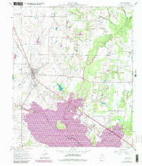 KEMP, TX HISTORICAL MAP GEOPDF 7.5X7.5 G