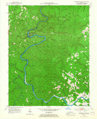CUMBERLAND FALLS, KY HISTORICAL MAP GEOP