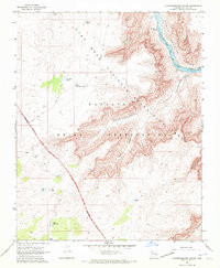 QUARTERMASTER CANYON, AZ HISTORICAL MAP