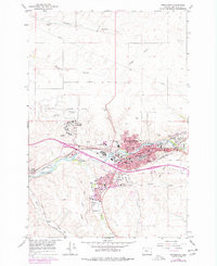 PENDLETON, OR HISTORICAL MAP GEOPDF 7.5X