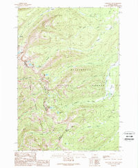 GOLDSTONE PASS, MT-ID HISTORICAL MAP GEO