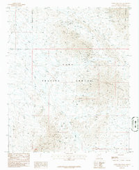NORTH TRIGO PEAKS, AZ HISTORICAL MAP GEO