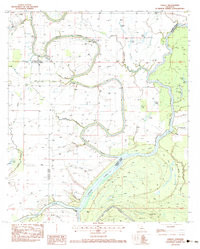 OAKLEY, LA HISTORICAL MAP GEOPDF 7.5X7.5