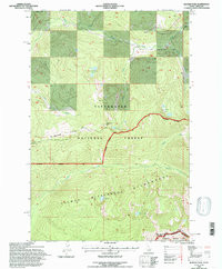 RANGER PEAK, ID-MT HISTORICAL MAP GEOPDF