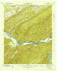 TALLASSEE, TN HISTORICAL MAP GEOPDF 7.5X