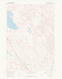 LAKE DE SMET EAST, WY HISTORICAL MAP GEO