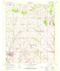 APACHE, OK HISTORICAL MAP GEOPDF 7.5X7.5