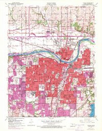 TOPEKA, KS HISTORICAL MAP GEOPDF 7.5X7.5