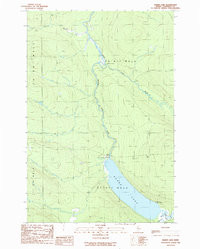 BAKER LAKE, ME HISTORICAL MAP GEOPDF 7.5