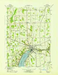 PENN YAN, NY HISTORICAL MAP GEOPDF 7.5X7