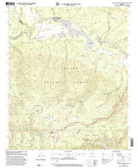 HANNAGAN MEADOW, AZ HISTORICAL MAP GEOPD