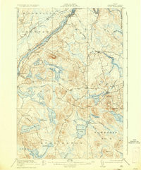 WINN, ME HISTORICAL MAP GEOPDF 15X15 GRI