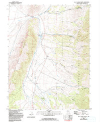 DUCK CREEK VALLEY, NV HISTORICAL MAP GEO