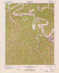 JACKSON, KY HISTORICAL MAP GEOPDF 7.5X7.