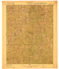 INEZ, KY-WV HISTORICAL MAP GEOPDF 15X15