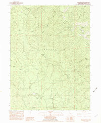 HALFWAY RIDGE, CA HISTORICAL MAP GEOPDF