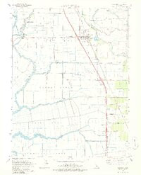 THORNTON, CA HISTORICAL MAP GEOPDF 7.5X7