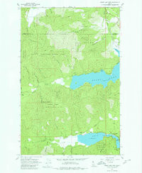 SPIRIT LAKE WEST, ID HISTORICAL MAP GEOP