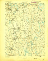 ABINGTON, MA HISTORICAL MAP GEOPDF 15X15