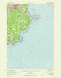 BIDDEFORD, ME HISTORICAL MAP GEOPDF 15X1
