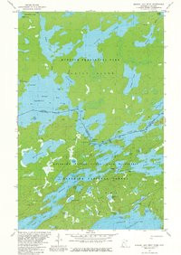 ENSIGN LAKE WEST, MN HISTORICAL MAP GEOP