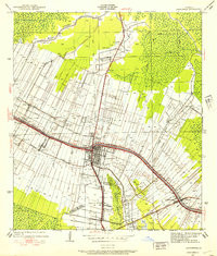 THIBODAUX, LA HISTORICAL MAP GEOPDF 7.5X
