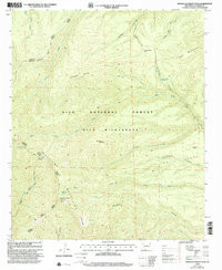 MOGOLLON BALDY PEAK, NM HISTORICAL MAP G