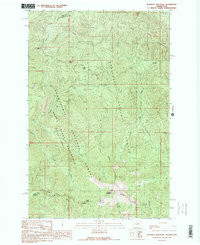 BLOWOUT MOUNTAIN, WA HISTORICAL MAP GEOP