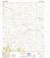 GOODLETT, TX HISTORICAL MAP GEOPDF 7.5X7