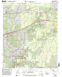PULASKI, MS HISTORICAL MAP GEOPDF 7.5X7.