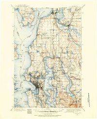 SNOHOMISH, WA HISTORICAL MAP GEOPDF 30X3