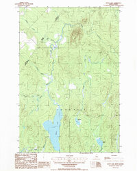 DEPOT LAKE, ME HISTORICAL MAP GEOPDF 7.5