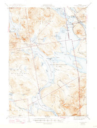 OQUOSSOC, ME HISTORICAL MAP GEOPDF 15X15