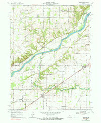 BURROWS, IN HISTORICAL MAP GEOPDF 7.5X7.