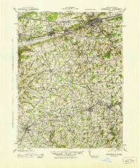COATESVILLE, PA-DE HISTORICAL MAP GEOPDF