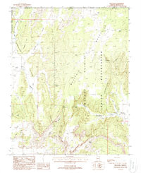 MOCCASIN, AZ HISTORICAL MAP GEOPDF 7.5X7
