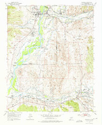 ESPANOLA, NM HISTORICAL MAP GEOPDF 7.5X7