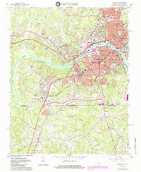 DANVILLE, VA-NC HISTORICAL MAP GEOPDF 7.