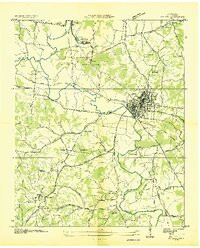 PULASKI, TN HISTORICAL MAP GEOPDF 7.5X7.