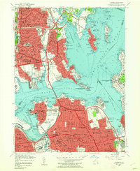 FLUSHING, NY HISTORICAL MAP GEOPDF 7.5X7