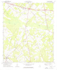 RENTZ, GA HISTORICAL MAP GEOPDF 7.5X7.5