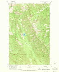UPPER WHITEFISH LAKE, MT HISTORICAL MAP